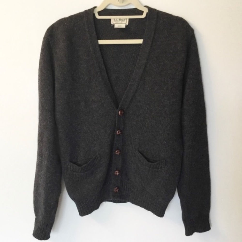 L.L. Bean Wool Blend Cardigan - S